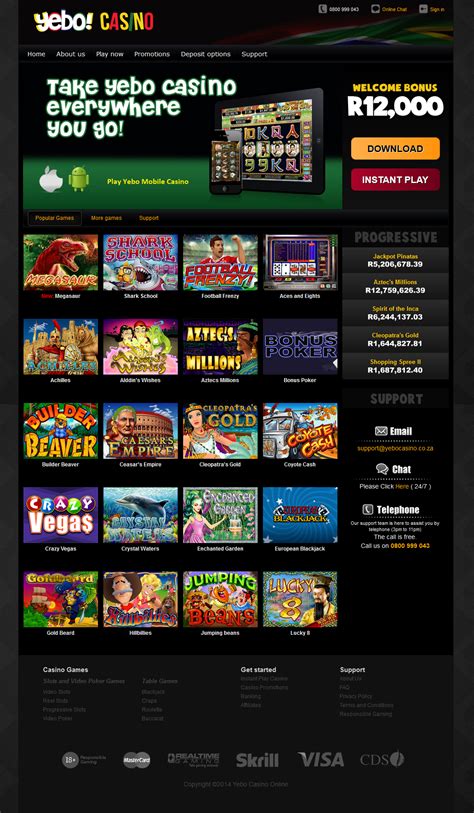 Yebo casino download